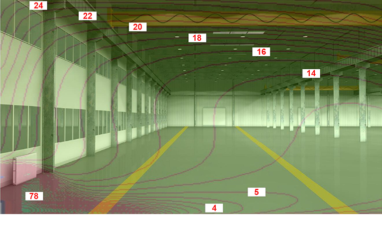 散熱器溫度場圖